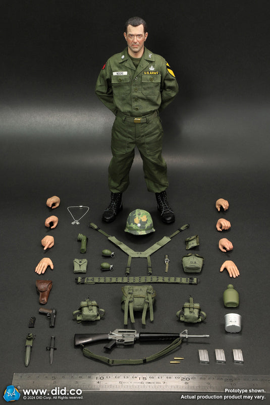 Vietnam US Army Lt. Col. Moore - OD Green Uniform Set