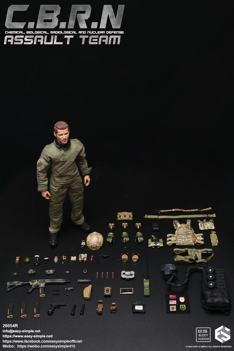 Load image into Gallery viewer, CBRN Assault Team - Male Base Body w/Head Sculpt
