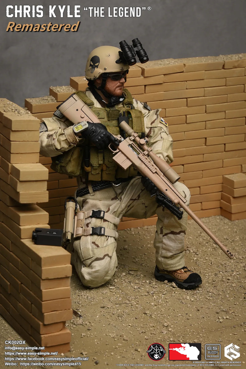 Load image into Gallery viewer, Chris Kyle &quot;The Legend&quot;® RMST DLX, Weapon Set &amp; Custom Headsculpt COMBO - MINT IN BOX
