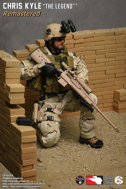 Chris Kyle "The Legend"® RMST DLX, Weapon Set & Custom Headsculpt COMBO - MINT IN BOX