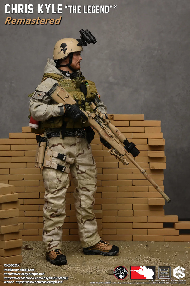 Load image into Gallery viewer, Chris Kyle &quot;The Legend&quot;® RMST DLX, Weapon Set &amp; Custom Headsculpt COMBO - MINT IN BOX
