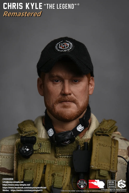 Chris Kyle "The Legend"® RMST DLX, Weapon Set & Custom Headsculpt COMBO - MINT IN BOX