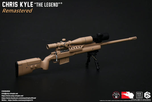 Chris Kyle "The Legend"® RMST DLX, Weapon Set & Custom Headsculpt COMBO - MINT IN BOX