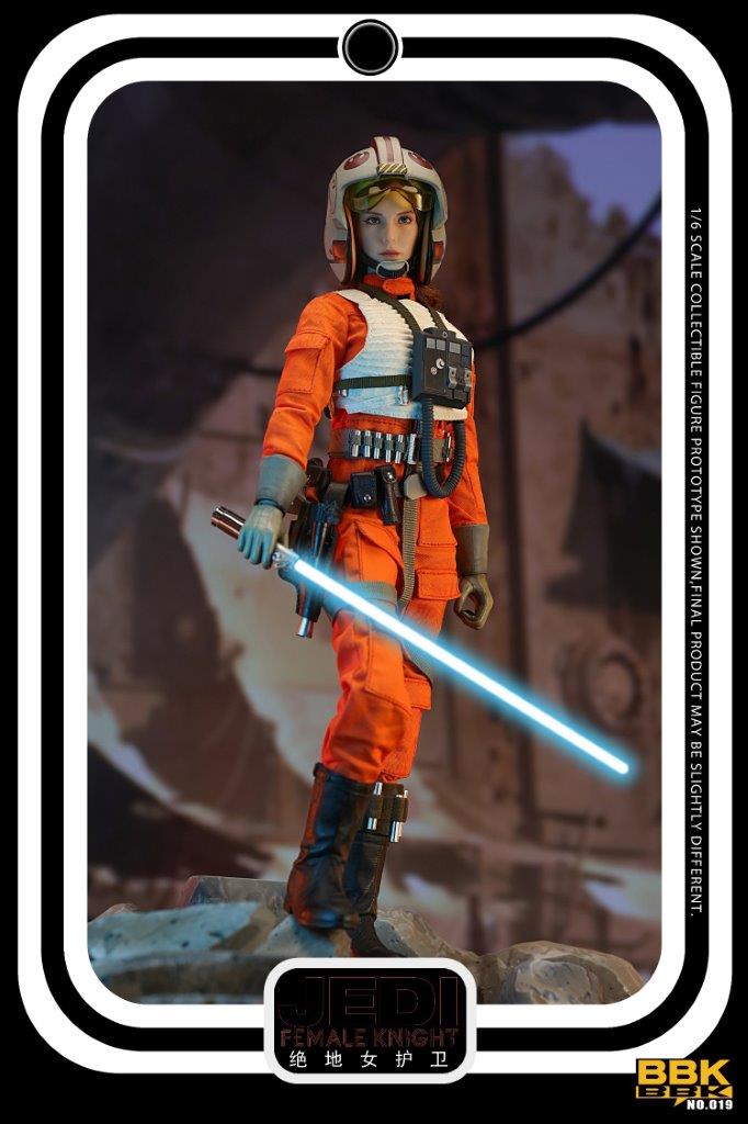 Load image into Gallery viewer, Female Jedi Knight - Black Base Figure Stand
