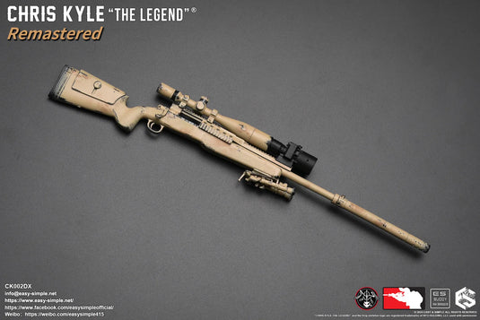 Chris Kyle "The Legend"® RMST DLX, Weapon Set & Custom Headsculpt COMBO - MINT IN BOX