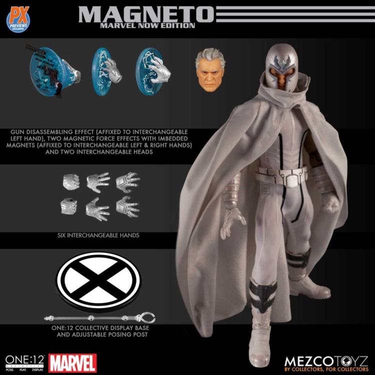 Load image into Gallery viewer, 1/12 - White Outfit Magneto - MINT IN BOX
