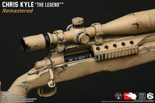 Chris Kyle "The Legend"® RMST DLX, Weapon Set & Custom Headsculpt COMBO - MINT IN BOX