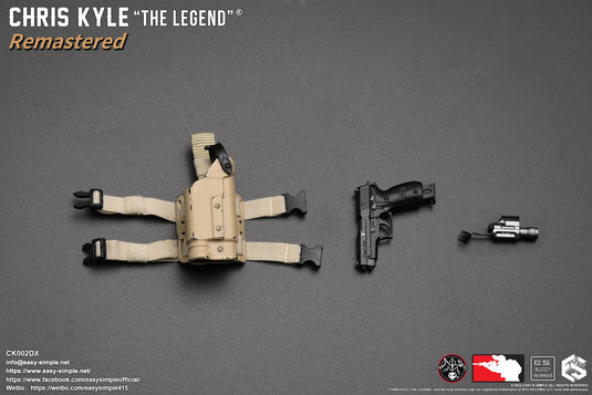 Chris Kyle "The Legend"® RMST DLX, Weapon Set & Custom Headsculpt COMBO - MINT IN BOX