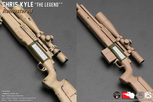 Chris Kyle "The Legend"® RMST DLX, Weapon Set & Custom Headsculpt COMBO - MINT IN BOX