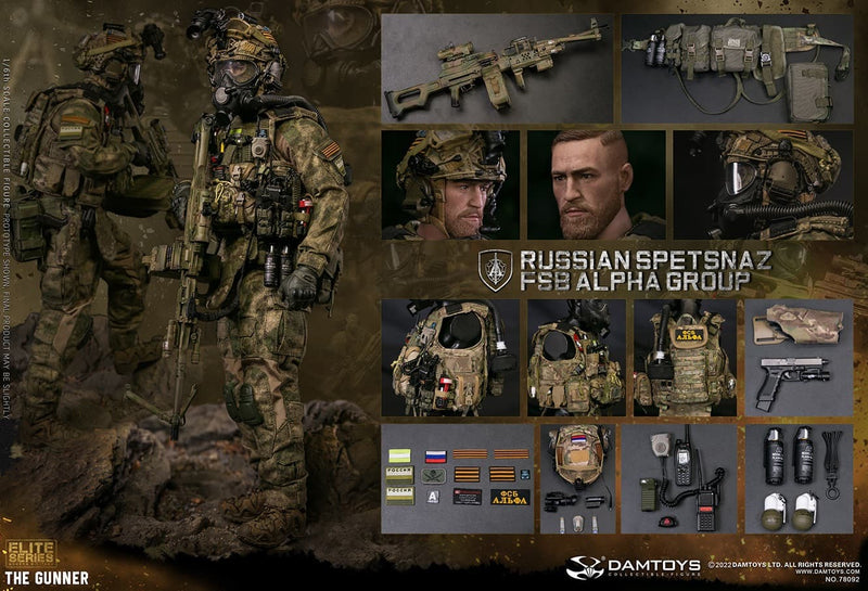 Load image into Gallery viewer, Russian Spetsnaz FSB Gunner - A-Tacs FG Combat Uniform
