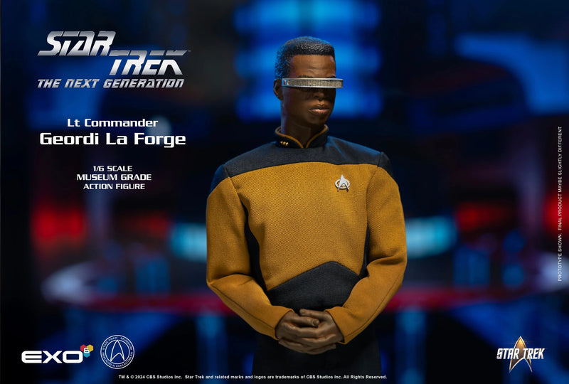 Load image into Gallery viewer, Star Trek TNG - LT Cmdr Geordi La Forge - SE - MINT IN BOX
