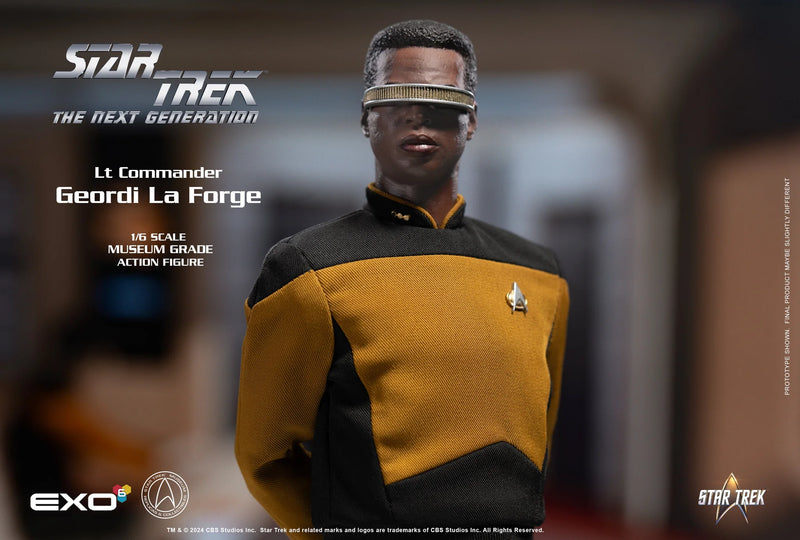 Load image into Gallery viewer, Star Trek TNG - LT Cmdr Geordi La Forge - SE - MINT IN BOX
