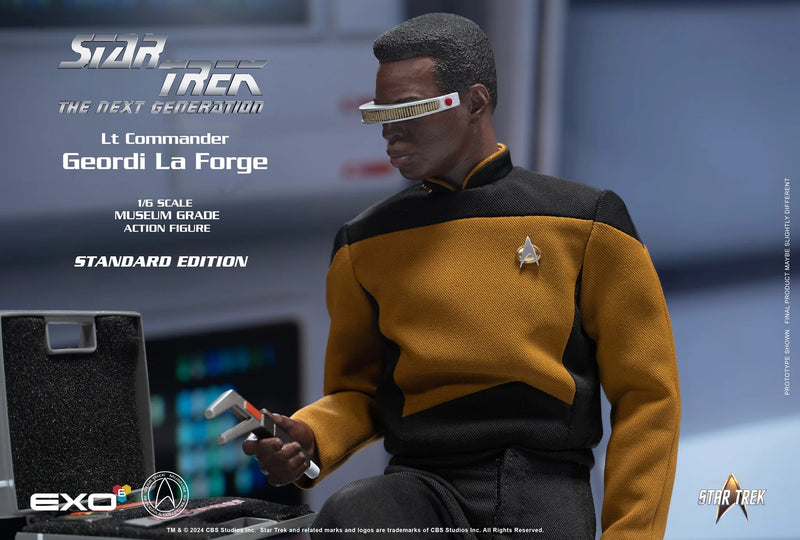 Load image into Gallery viewer, Star Trek TNG - LT Cmdr Geordi La Forge - SE - MINT IN BOX
