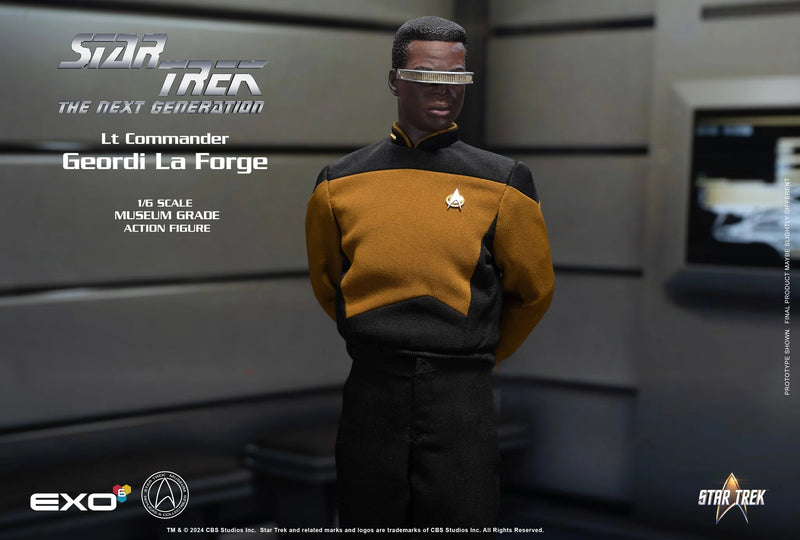 Load image into Gallery viewer, Star Trek TNG - LT Cmdr Geordi La Forge - SE - MINT IN BOX
