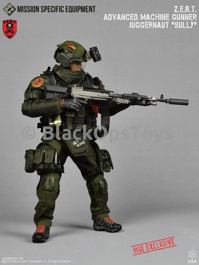 ZERT AMG Juggernaut - OD Green Helmet w/NVG & Face Shield Set