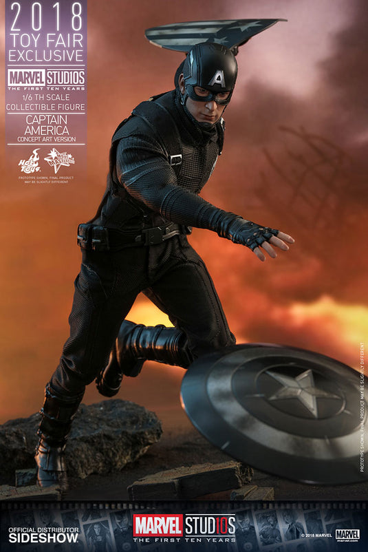 Captain America - Concept Art Version - CUSTOM MINT IN OPEN BOX