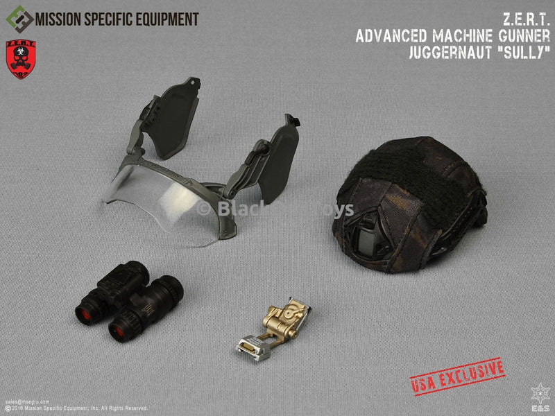 Load image into Gallery viewer, ZERT AMG Juggernaut - Black Multicam Helmet w/NVG &amp; Face Shield Set
