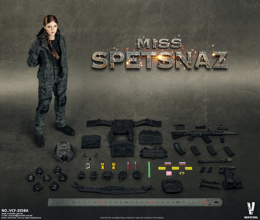 Miss Spesnaz - Black Multicam Helmet