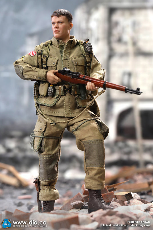 1/12 - WWII US Army Paratrooper - Male Hand Set