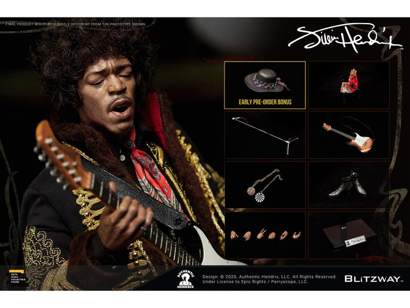 Load image into Gallery viewer, Jimi Hendrix - Male Head Sculpt
