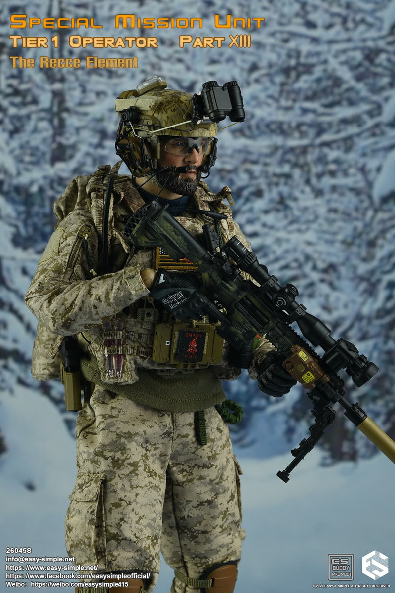 Load image into Gallery viewer, SMU Tier 1 Op. RECCE Element - AOR1 Camo Snow Uniform w/Suspenders
