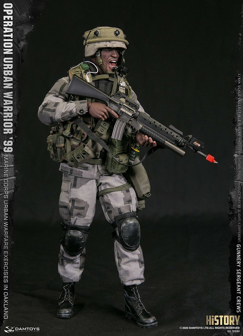 Load image into Gallery viewer, US Marine Gunnery Sergeant Crews - AA Male Head Sculpt
