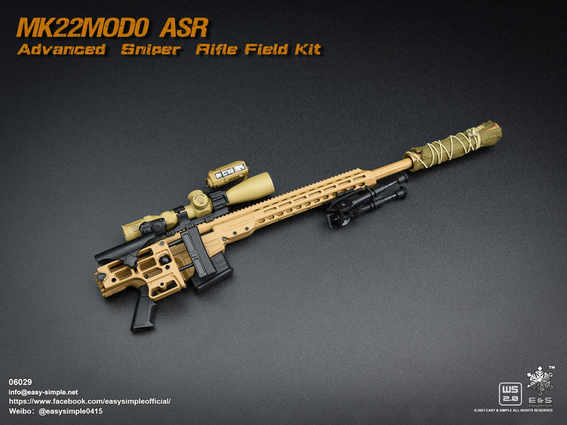 Load image into Gallery viewer, MK22MOD0 ASR Advanced Sniper Rifle Field Kit 5 Pack with BOT Exclusive - MINT IN BOX
