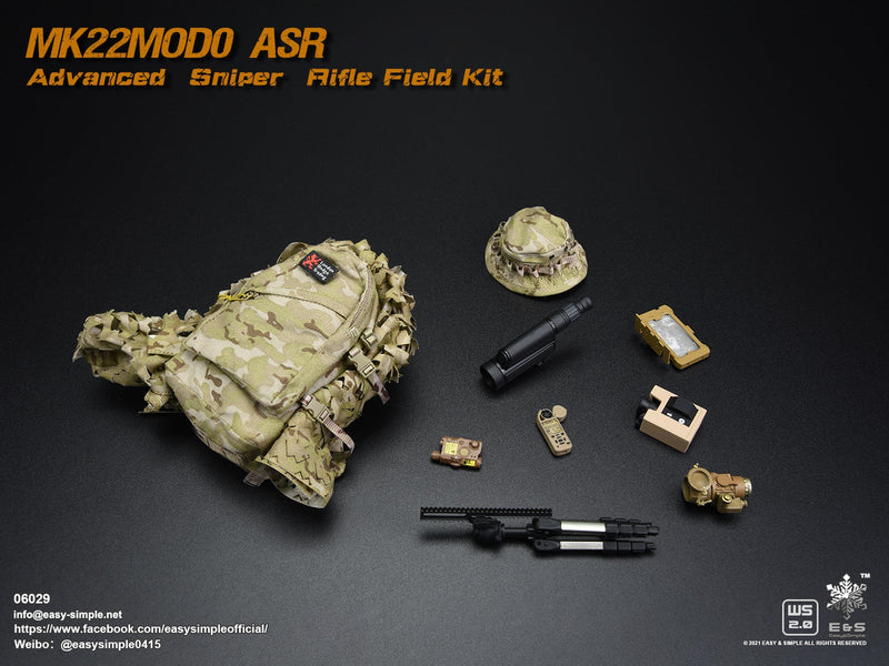 Load image into Gallery viewer, MK22MOD0 ASR Advanced Sniper Rifle Field Kit 5 Pack with BOT Exclusive - MINT IN BOX
