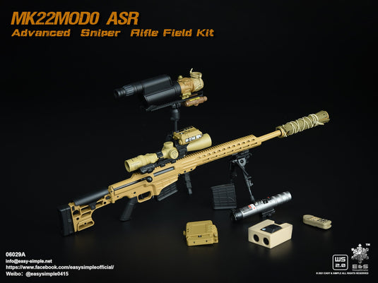 MK22MOD0 ASR Advanced Sniper Rifle Field Kit 5 Pack with BOT Exclusive - MINT IN BOX