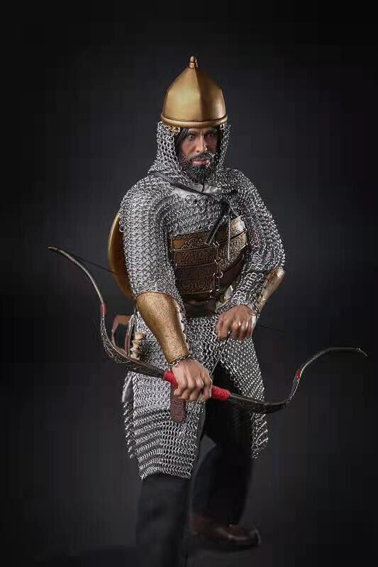 Persian Archer - Metal Bow, Sheild, & Quiver Set