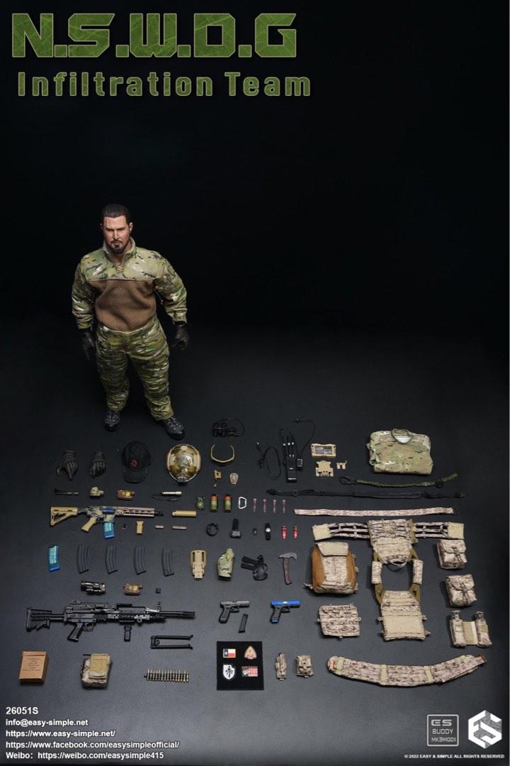 Load image into Gallery viewer, NSWDG Infiltration Team Ver. S - Camo MOLLE Vest Set
