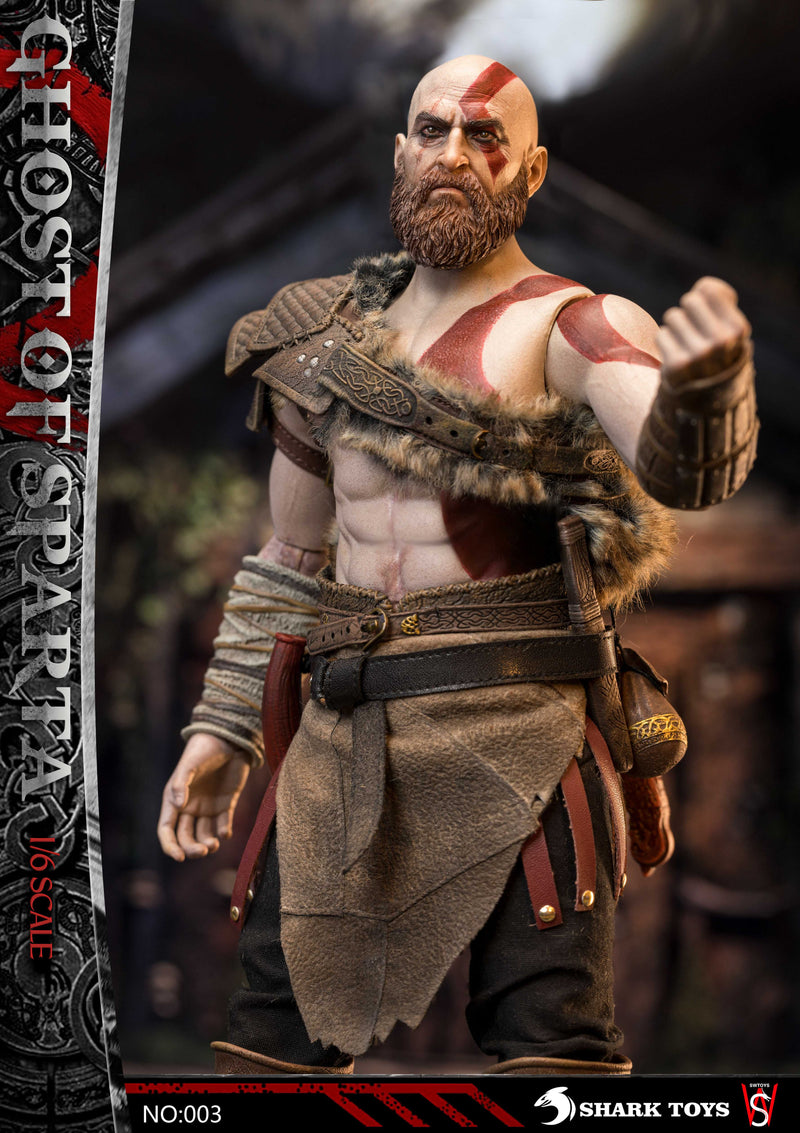 Load image into Gallery viewer, God of War - Kratos w/Exclusive Head Sculpt - MINT IN BOX
