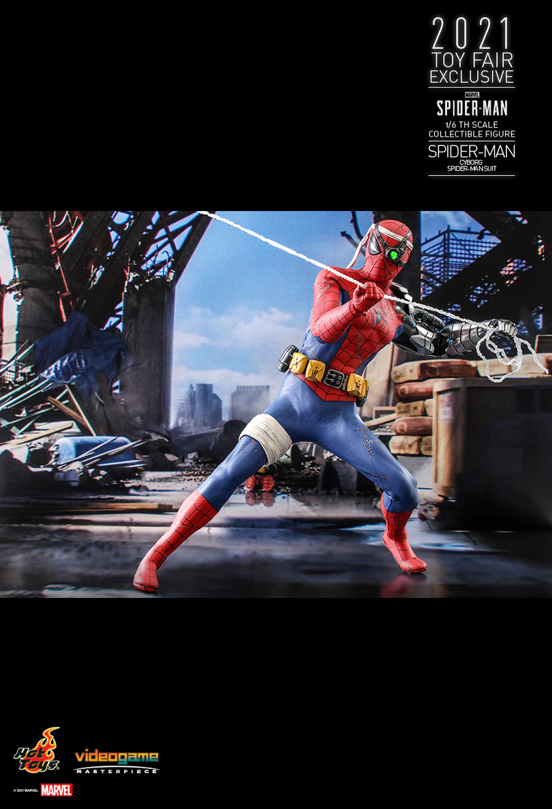 Load image into Gallery viewer, Marvel&#39;s Spider-Man - Cyborg Spider-Man - Exclusive - MINT IN BOX
