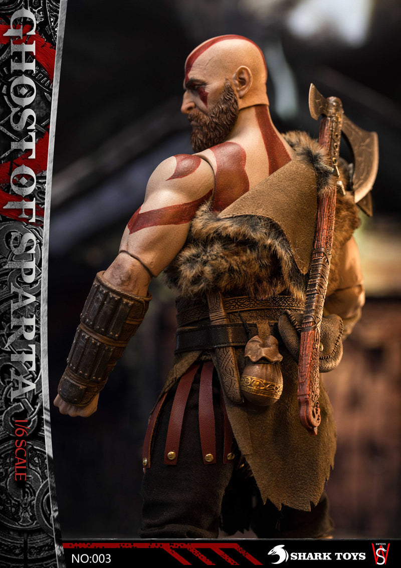 Load image into Gallery viewer, God of War - Kratos w/Exclusive Head Sculpt - MINT IN BOX
