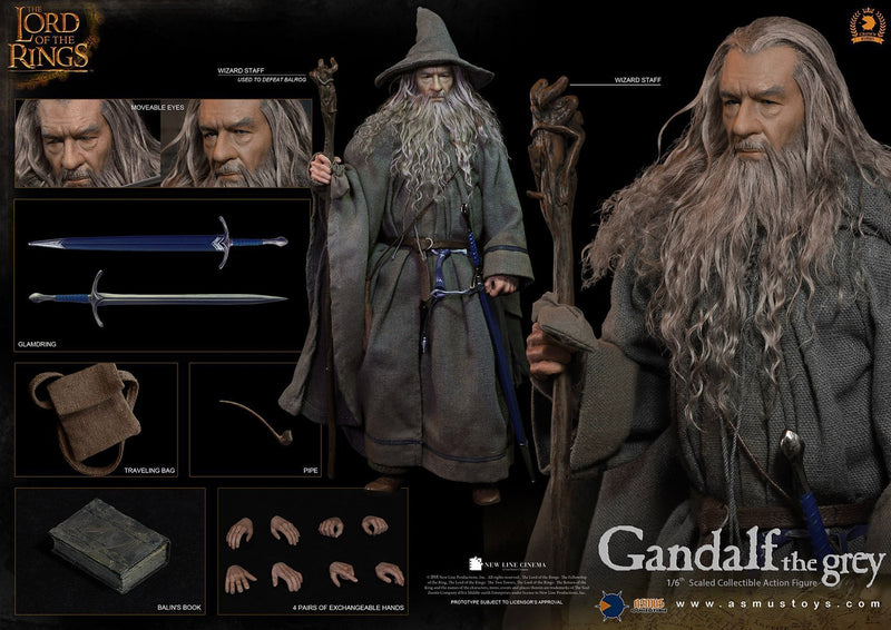 Load image into Gallery viewer, LOTR - Crown Series Gandalf - Weathered Grey Poncho
