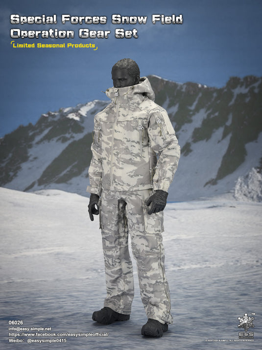 Special Forces Snow Field Op. - Winter Camo Helmet