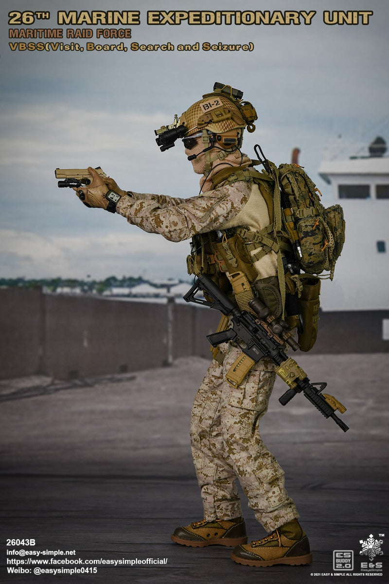 Load image into Gallery viewer, 26th MEU VBSS - Radio w/Headset &amp; Whip Antenna
