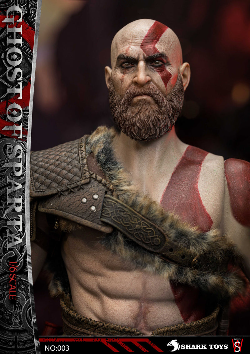 Load image into Gallery viewer, God of War - Kratos w/Exclusive Head Sculpt - MINT IN BOX
