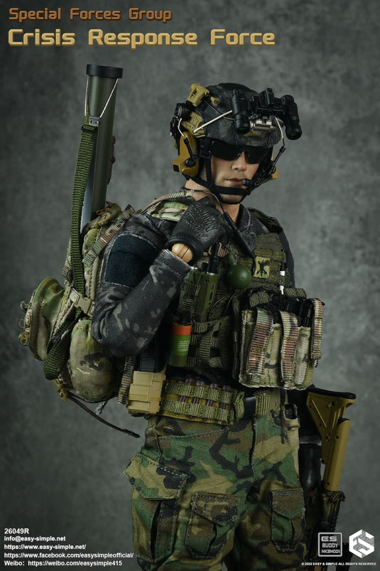 Crisis Response Force - Green Radio w/Headset