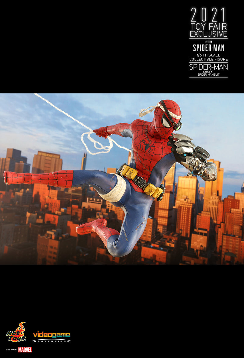 Load image into Gallery viewer, Marvel&#39;s Spider-Man - Cyborg Spider-Man - Exclusive - MINT IN BOX
