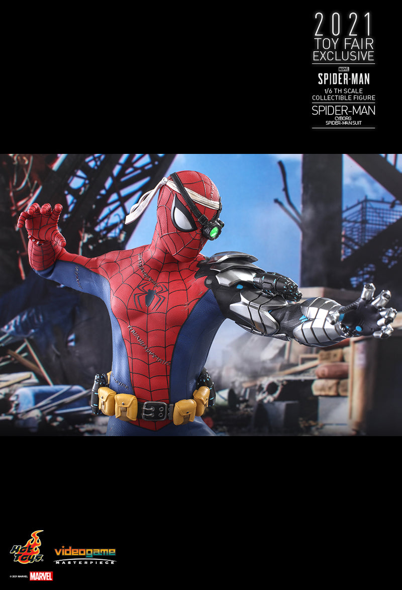 Load image into Gallery viewer, Marvel&#39;s Spider-Man - Cyborg Spider-Man - Exclusive - MINT IN BOX
