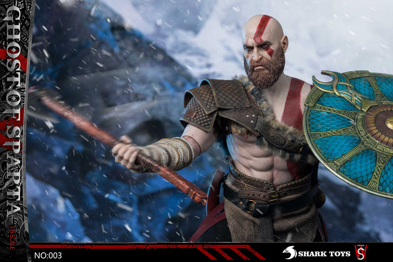 Load image into Gallery viewer, God of War - Kratos w/Exclusive Head Sculpt - MINT IN BOX
