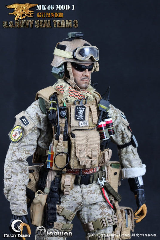U.S. Navy Seals Team 3 MK46 MOD 1 Gunner - MINT IN BOX – BlackOpsToys