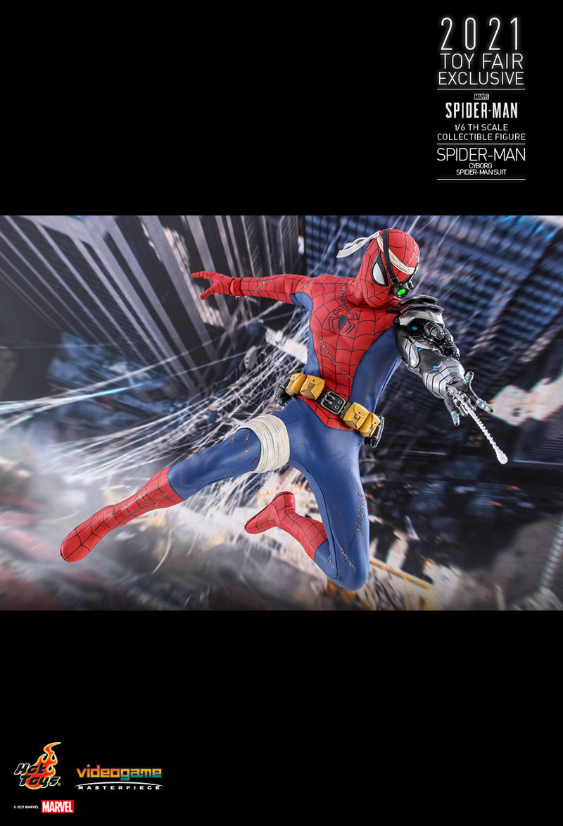 Load image into Gallery viewer, Marvel&#39;s Spider-Man - Cyborg Spider-Man - Exclusive - MINT IN BOX
