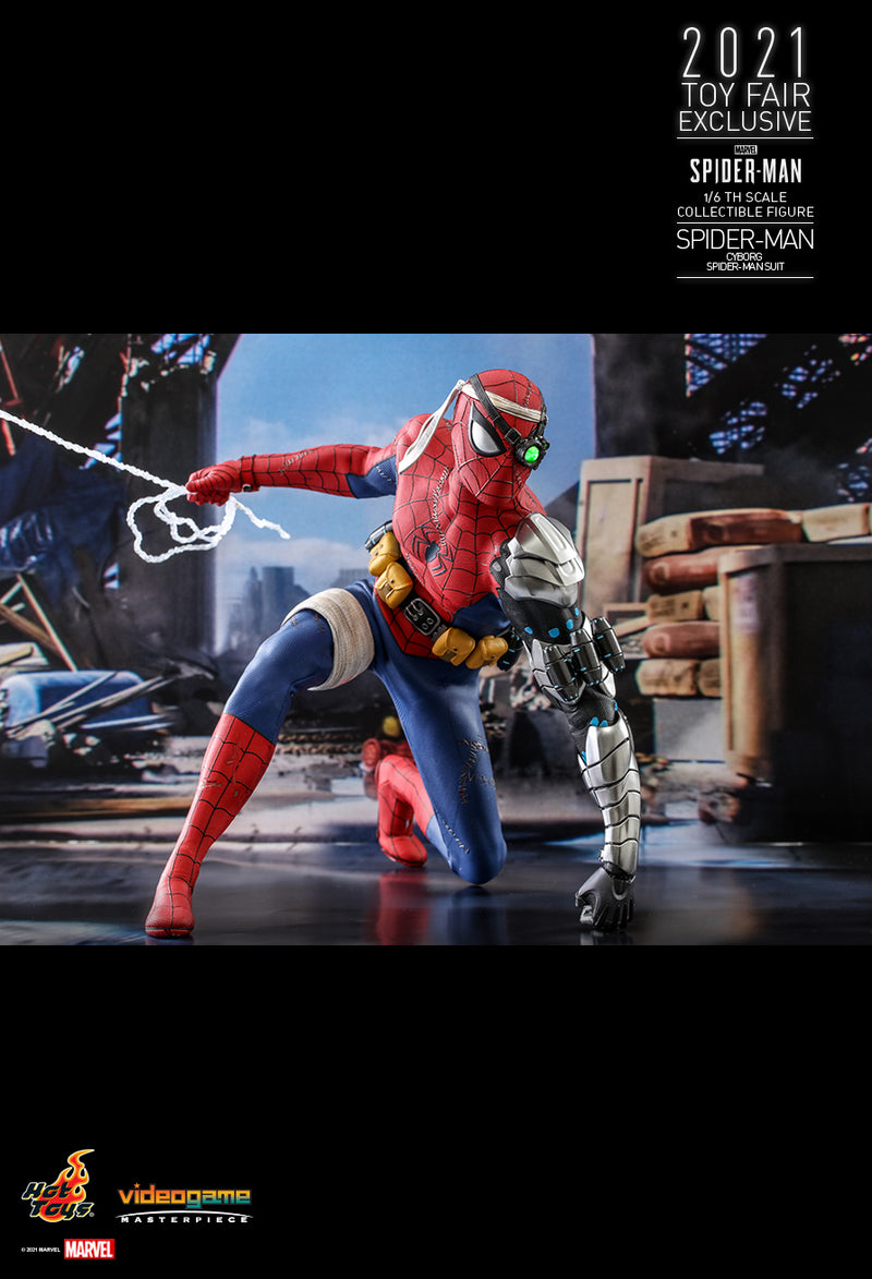 Load image into Gallery viewer, Marvel&#39;s Spider-Man - Cyborg Spider-Man - Exclusive - MINT IN BOX
