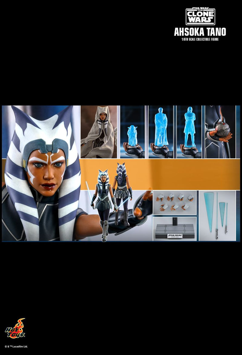 Load image into Gallery viewer, Star Wars Clone Wars Ahsoka Tano - Orange Female Base Body w/Head Sculpt
