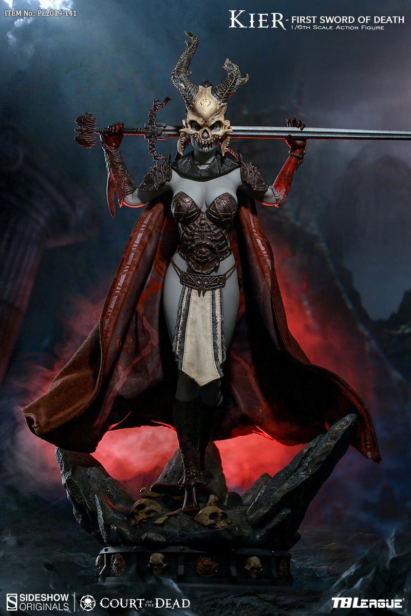 Load image into Gallery viewer, Kier - First Sword of Death - Large Sword w/Skull Detailed Handle
