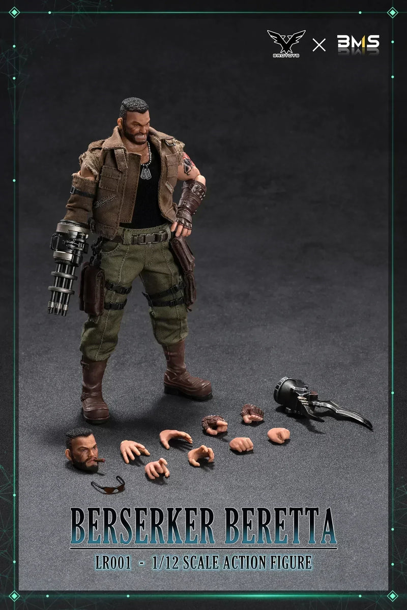 Load image into Gallery viewer, 1/12 - Berserker Beretta - Male Head Sculpt w/Cigar
