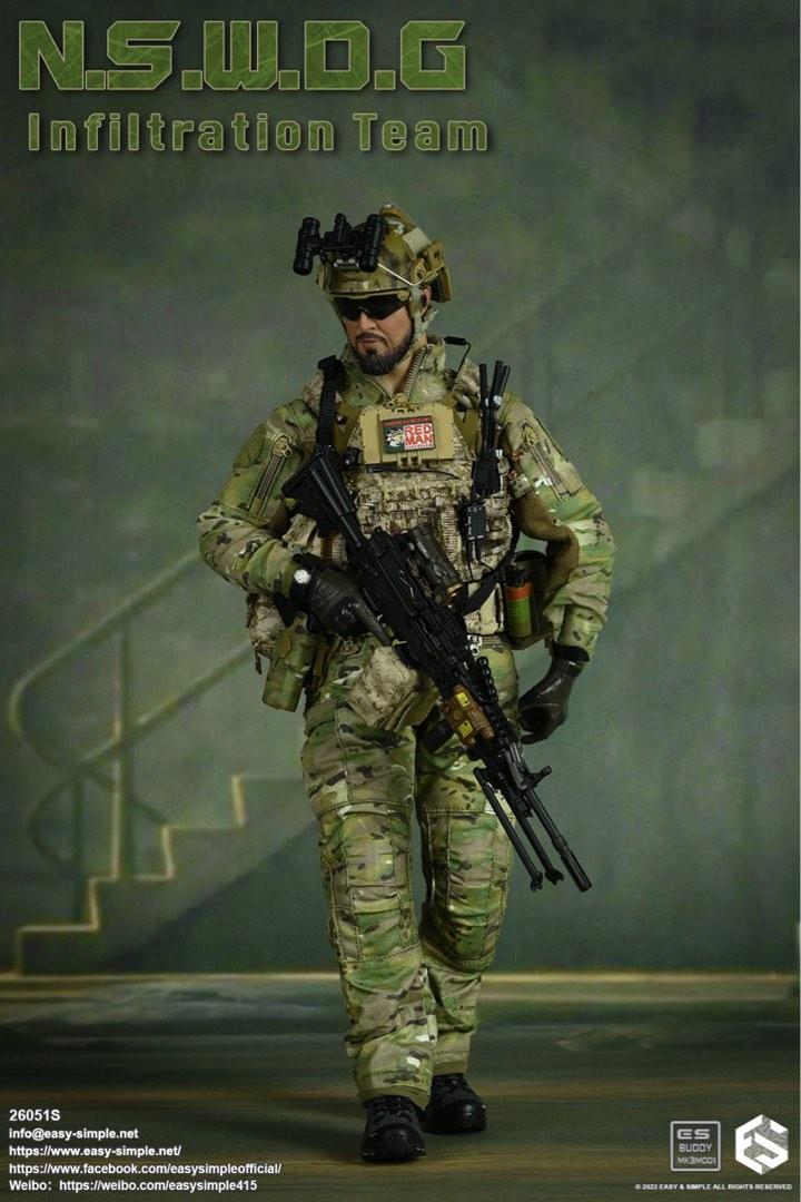 Load image into Gallery viewer, NSWDG Infiltration Team Ver. S - Camo MOLLE Vest Set
