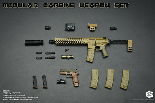 Modular Carbine Weapon Set Ver. E - Tac Light